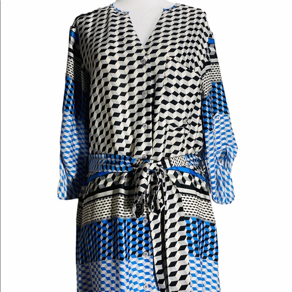 NWT**Gorgeous Belted Shirt Dress**Small - Picture 4 of 11